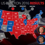 Demokrasi US Election Trump and Hillary