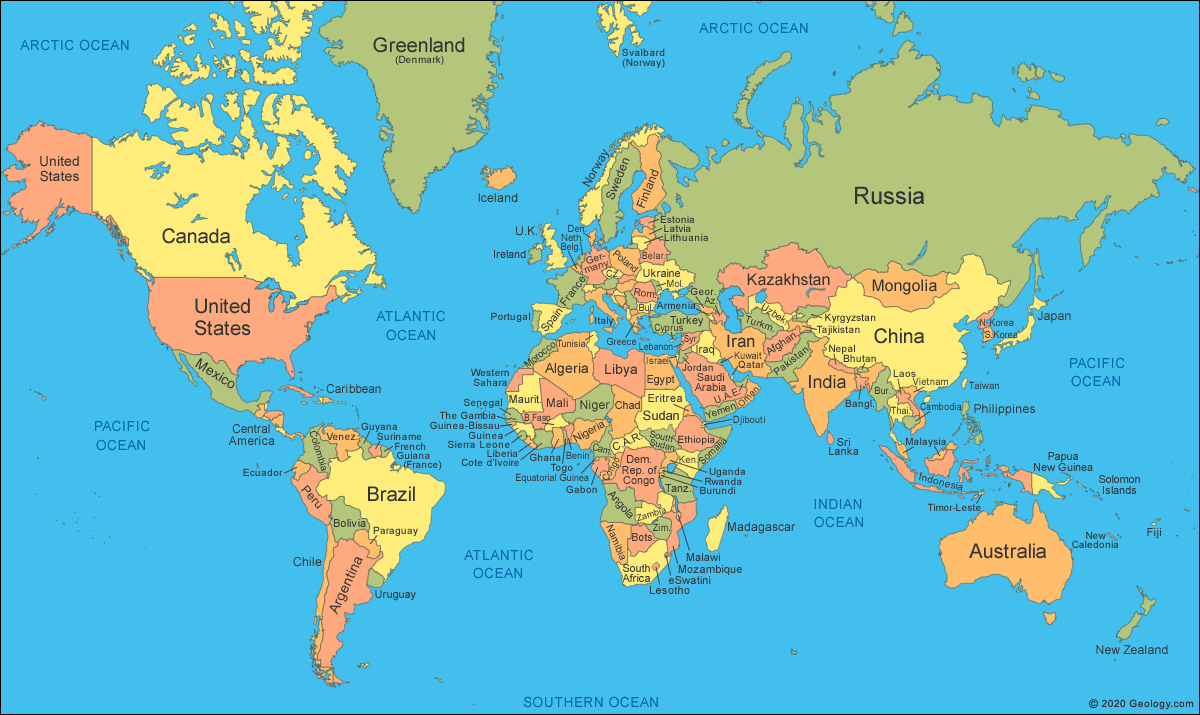 Contoh Peta Geografi
