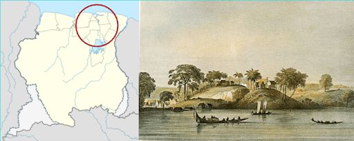 Jodensavanne sekitar tahun 1830 Pengasingan Douwes Dekker di Suriname