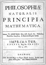 Philosophiae Naturalis Principia Mathematica oleh Isaac Newton