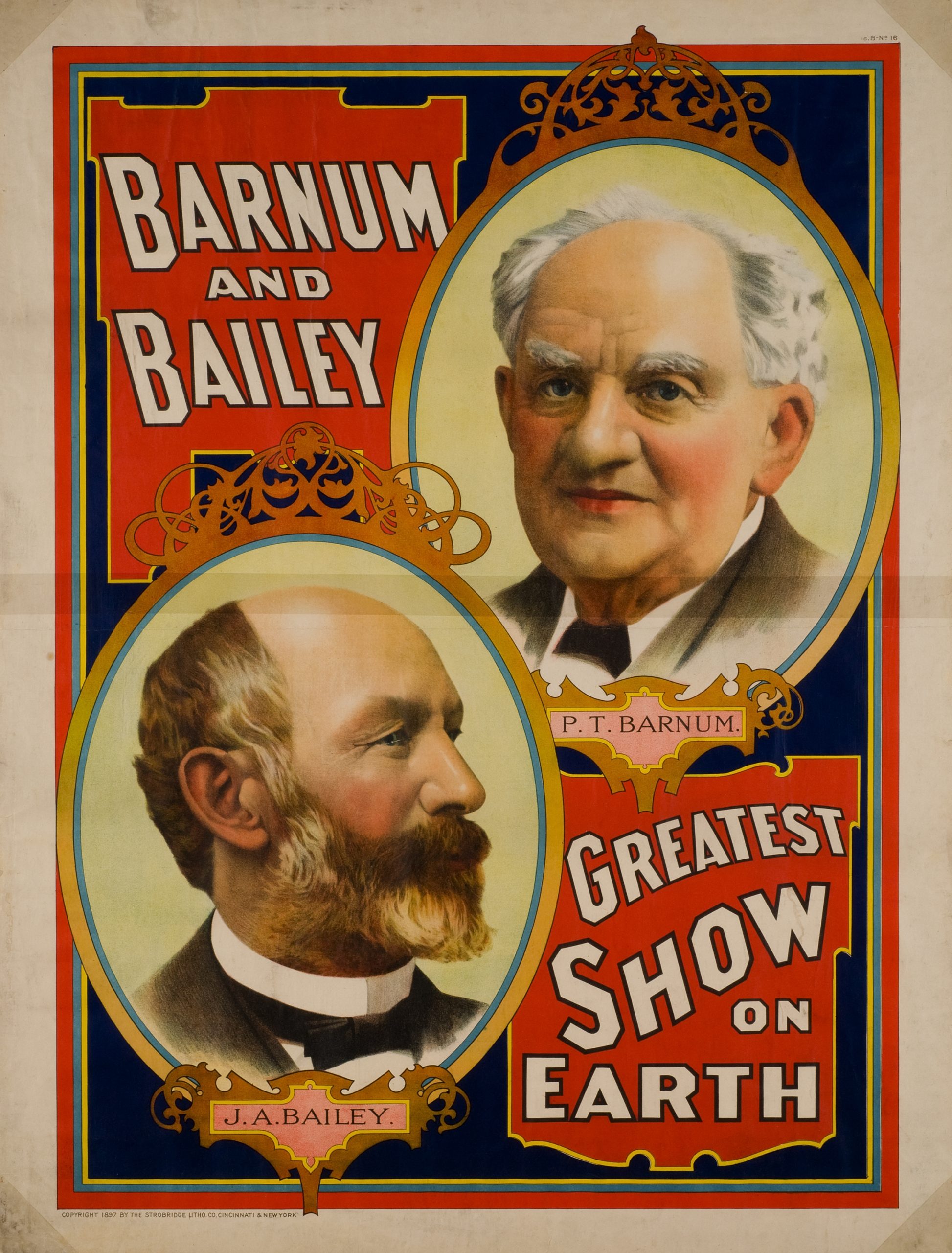 Poster Barnum and Bailey Greatest Show on Earth