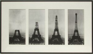 Konstruksi Menara Eiffel (Foto: Public Domain)