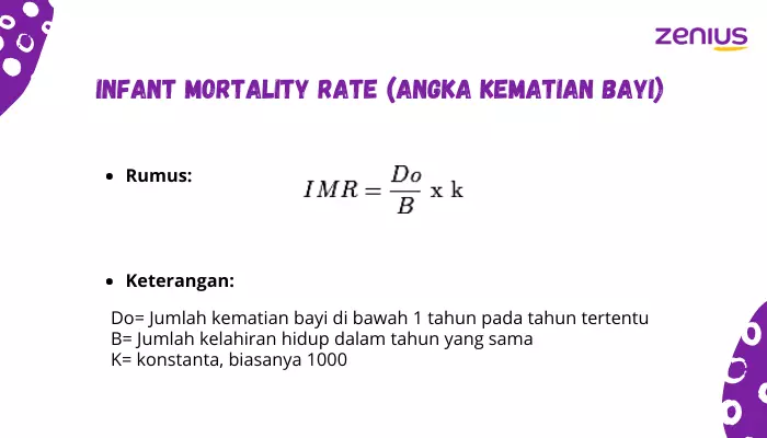 rumus mortalitas angka kematian bayi