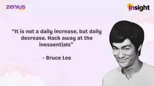 Quotes Bruce Lee tentang Skala Prioritas