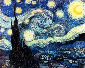 Ilustrasi Lukisan Indah The Starry Night (Dok. Public Domain)