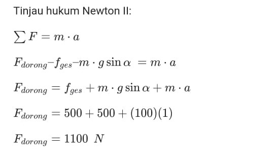 Jawaban Contoh Soal Hukum Newton 3-2