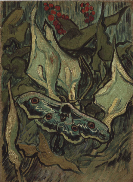 Lukisan "Emperor Moth" (1889).