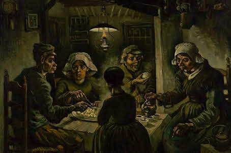 Lukisan "The Potato Eaters" (1885)