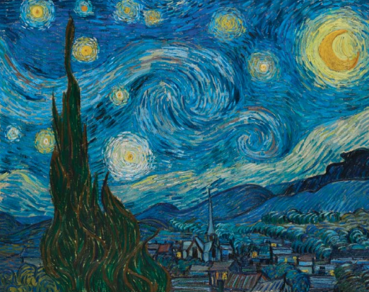 Lukisan "The Starry Night" (1889)