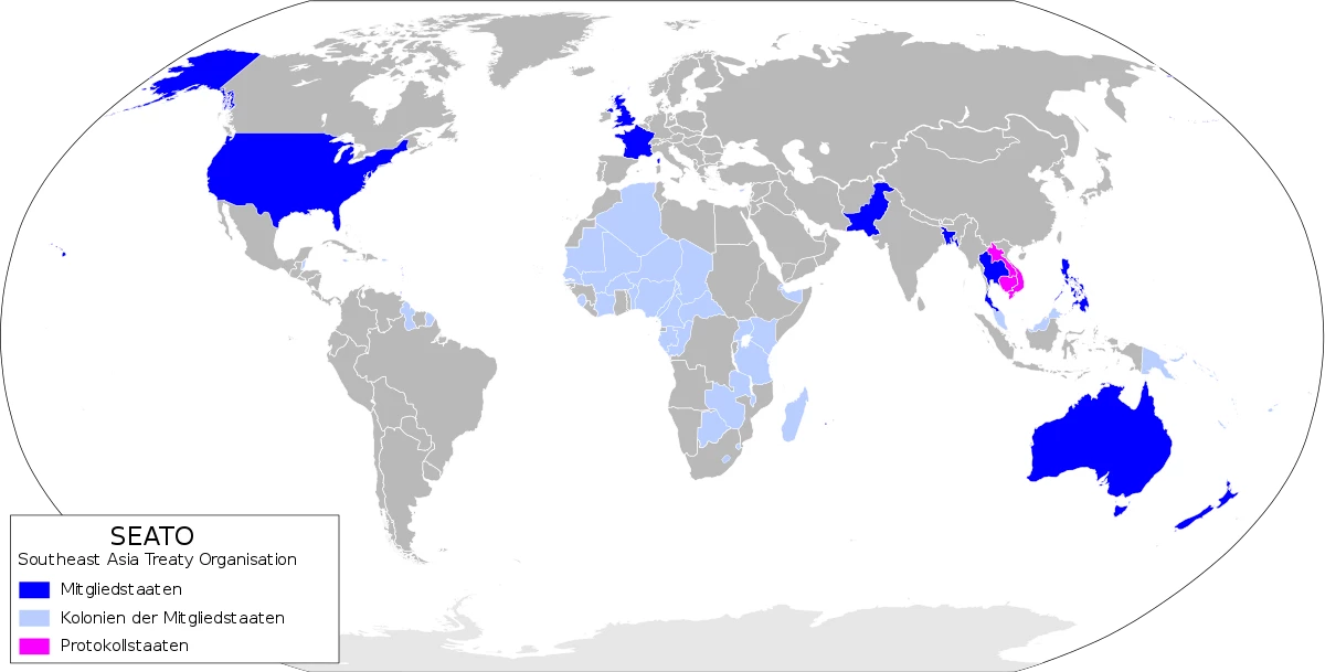 Peta negara anggota SEATO zenius education
