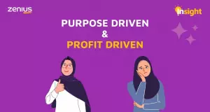 Ilustrasi purpose driven & profit driven (Arsip Zenius)