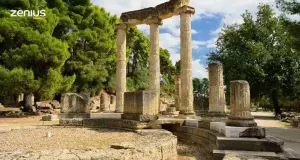 Bangunan Olympia Yunani Kuno.