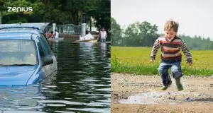 Perbedaan banjir dan genangan.