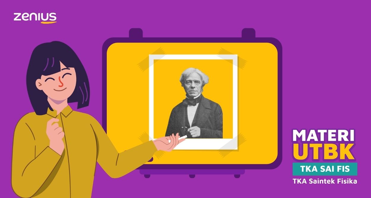 Ilustrasi tentang hukum induksi listrik Michael Faraday