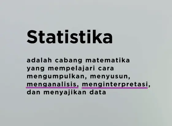 Statistika melihat perbedaan interpretasi dan analisis data