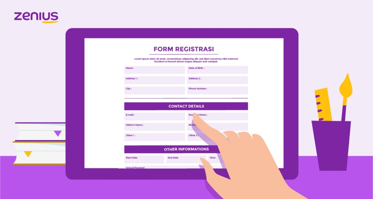 Ilustrasi form registrasi SIMAK UI
Contoh Soal SIMAK UI