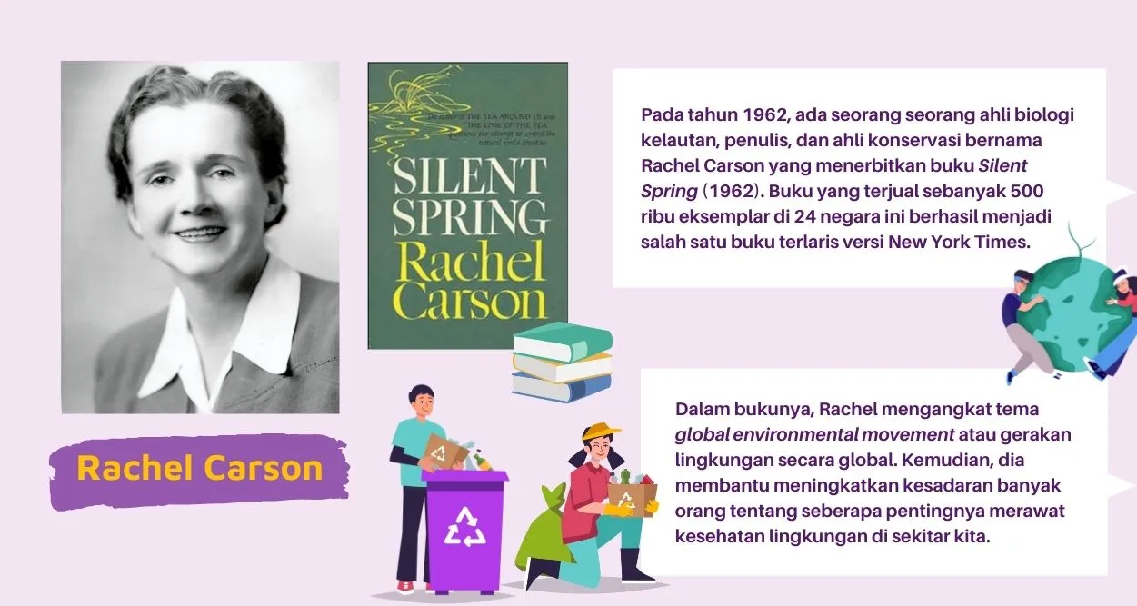 rachel carson penulis buku silent spring (1962)