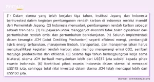 Bacaan contoh soal Bahasa Indonesia UM UGM tentang kata hubung.