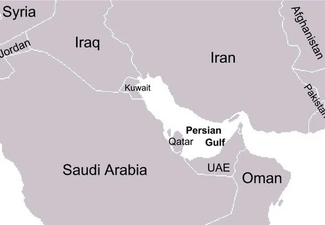 Perang Teluk 1 terjadi pada negara-negara sekitar Teluk Persia.