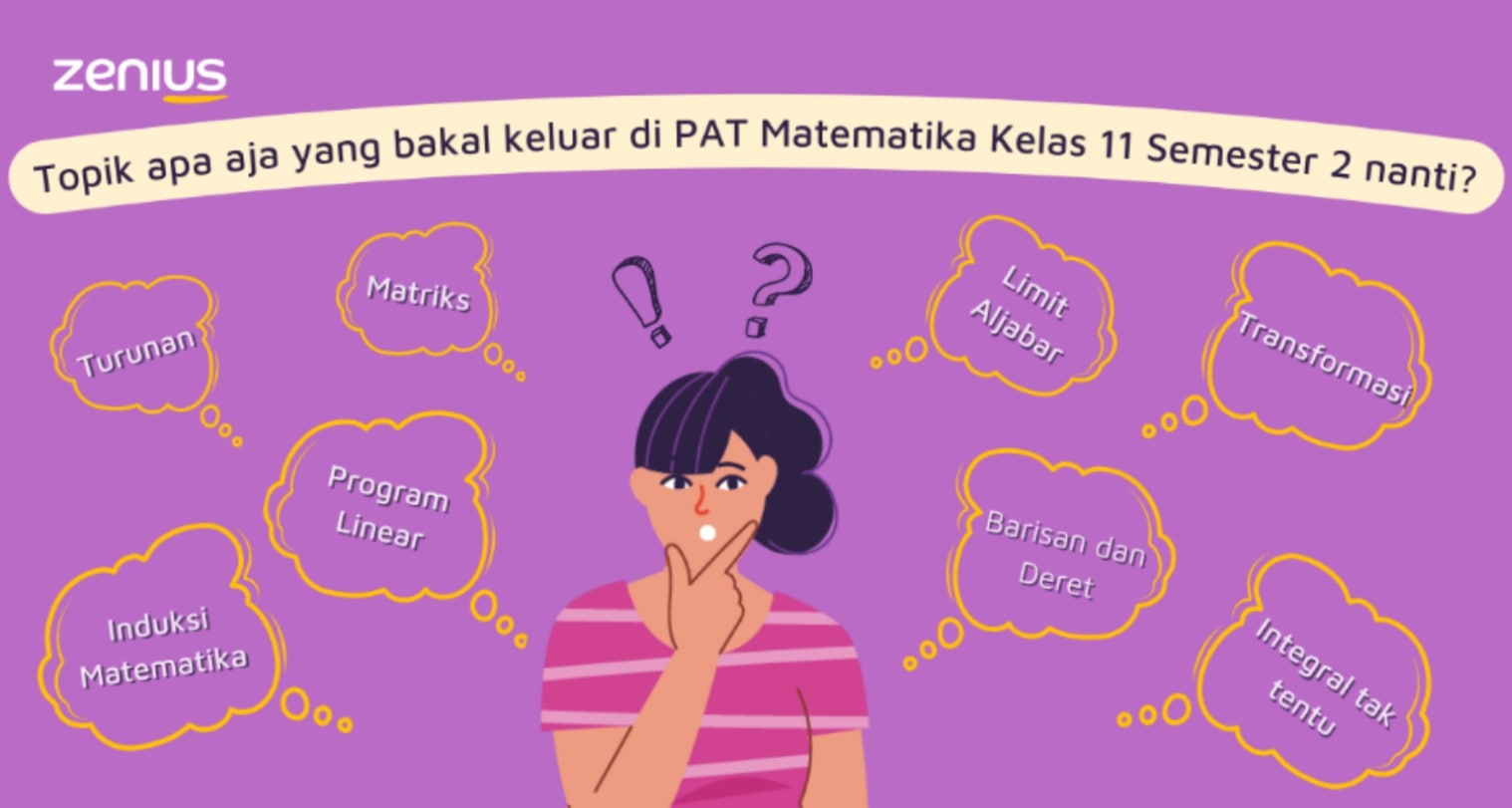 Topik PAT SMA Kelas 11 Semester 2 Matematika