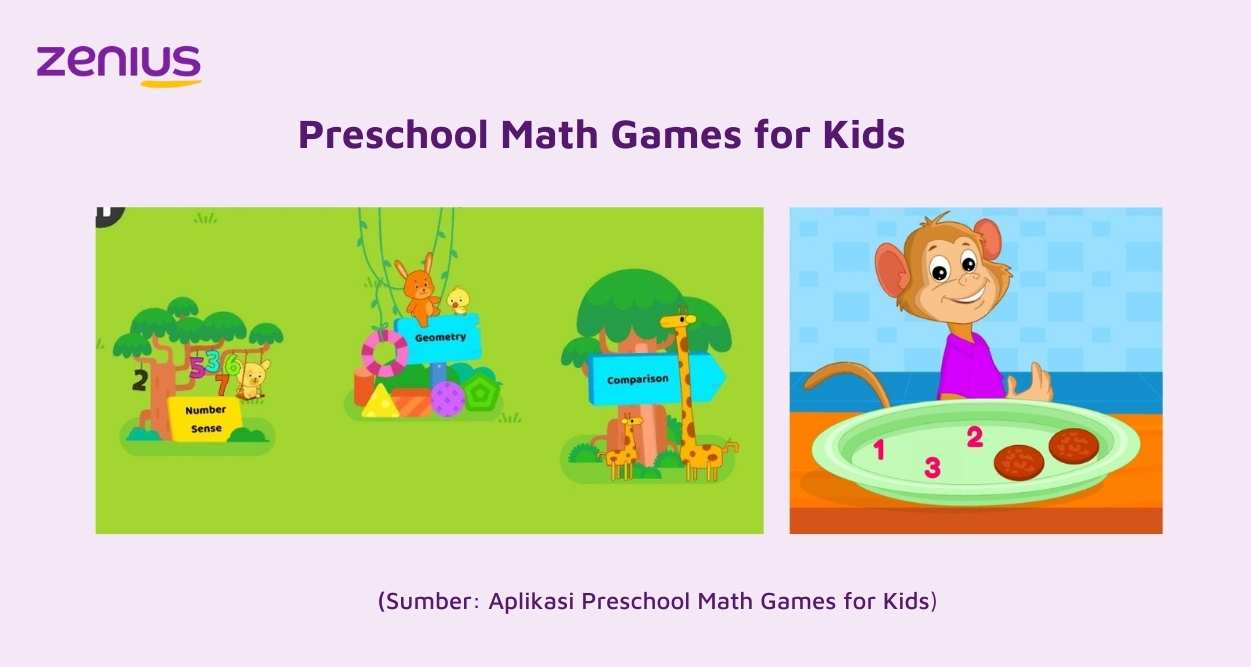 Salah satu game belajar berhitung adalah Preschool Math Games for Kids karena memberikan contoh soal matematika yang menarik bagi anak-anak.