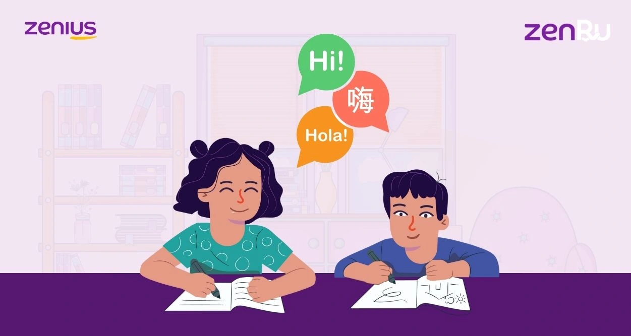 Anak berusia sekitar 10 tahun jadi lebih mudah dan senang untuk belajar bahasa asing