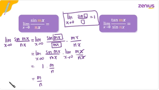 Proses menemukan bentuk-bentuk umum limit trigonometri dari rumus awal limit x mendekati 0 dari sin x dibagi x sama dengan 1. 