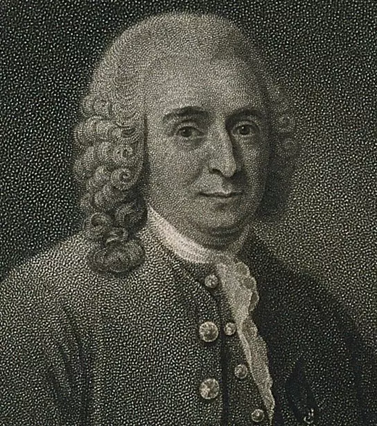 Potret wajah Carolus Linnaeus, seorang pencetus istilah Biologi.