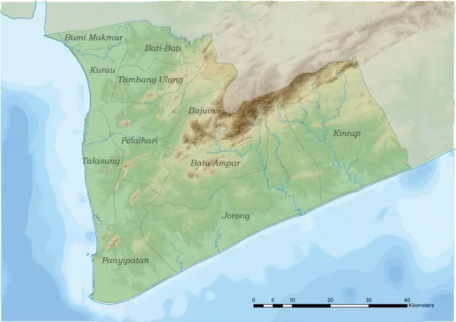 contoh peta topografi
