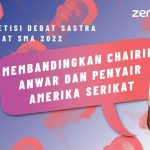 Kompetisi debat sastra SMA Salihara x Zenius